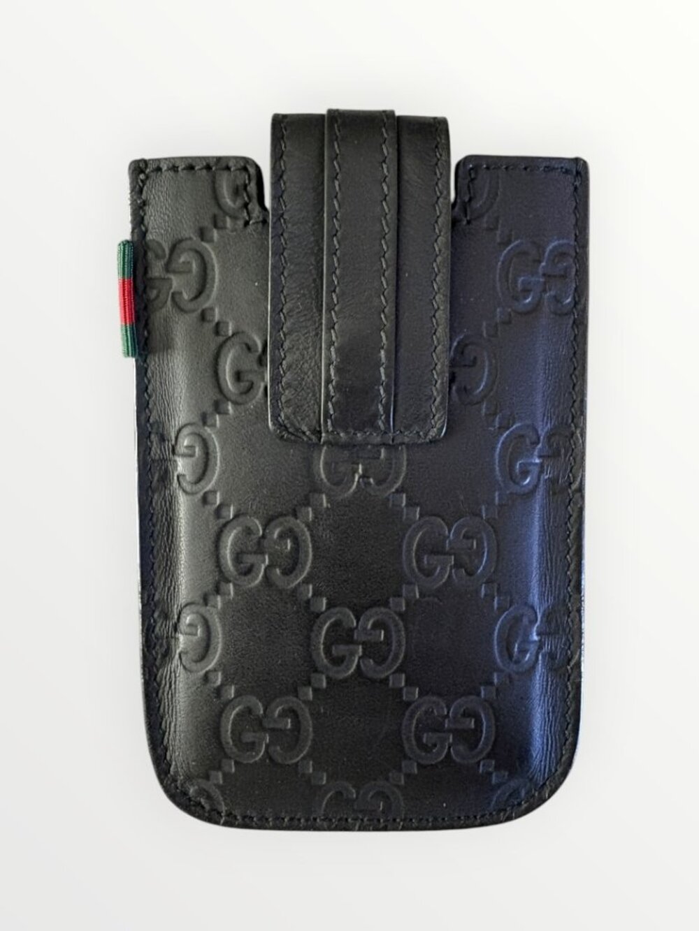 Gucci Guccissima Leather Snap Case